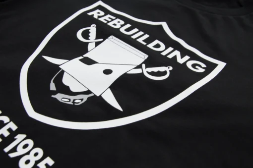 Las Vegas Football Funny Rebuilding Since 1985 Logo Rebrand -Oakland Football Raiders - Image 4