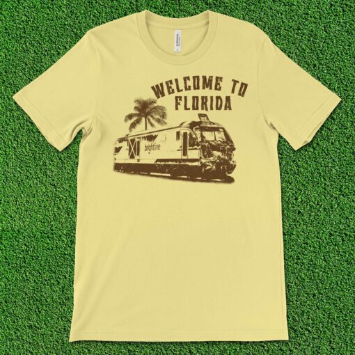 Funny South Florida Train Wreck Screen Printed Florida Man Tee Shirt