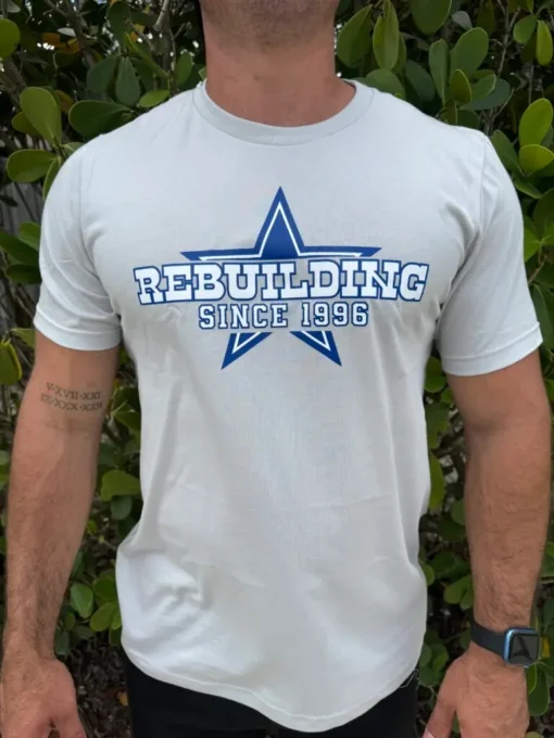Dallas Cowboys Football Funny Rebuilding Since 1996 Logo Rebrand - Image 2