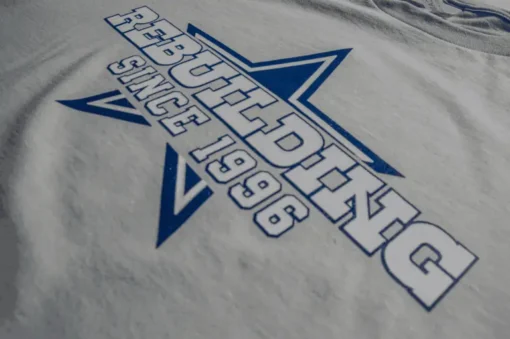 Dallas Cowboys Football Funny Rebuilding Since 1996 Logo Rebrand - Image 3
